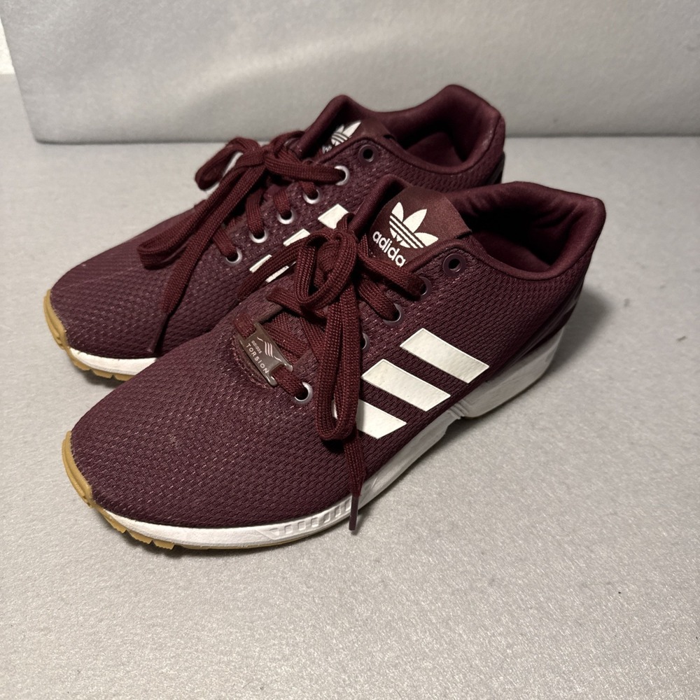 Adidas PCI 789002 Pro Model Burgundy Lowtop Sneakers Size 6.5 - Picture 3 of 7